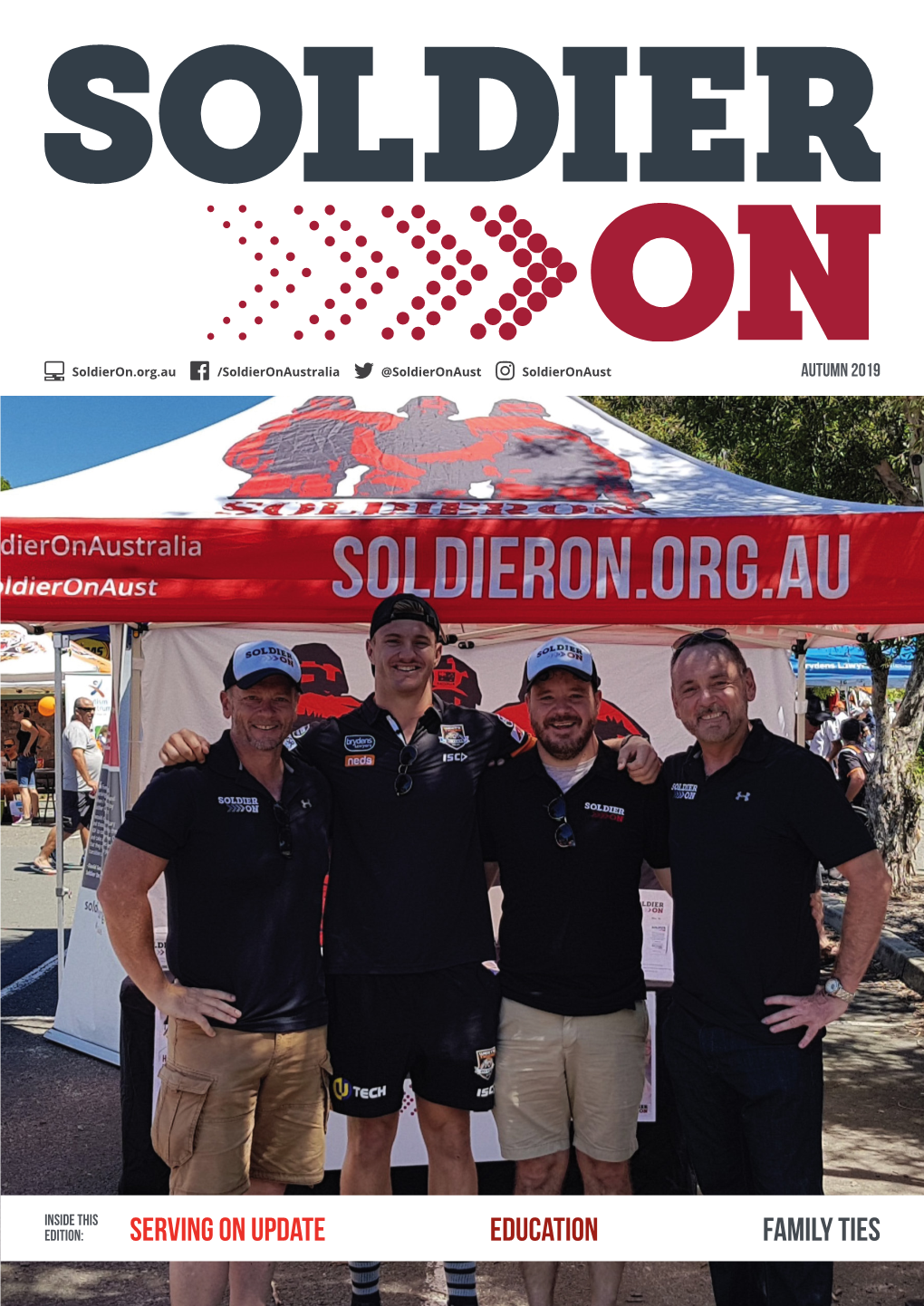 Serving on Update Education Family Ties Many of Our Veterans Need Our Help and Saab Australia Is Proud to Be Supporting Soldier On's Great Work