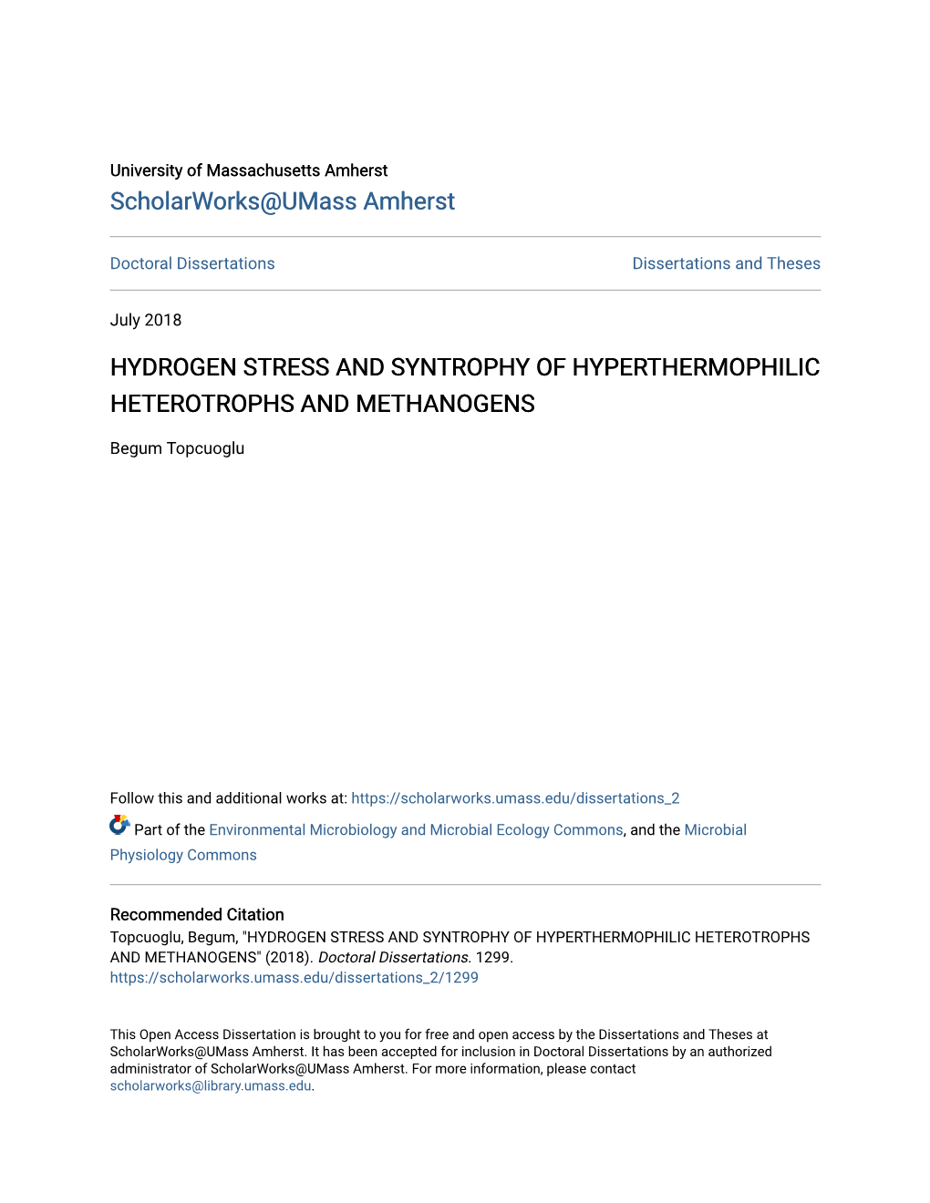 Hydrogen Stress and Syntrophy of Hyperthermophilic Heterotrophs and Methanogens