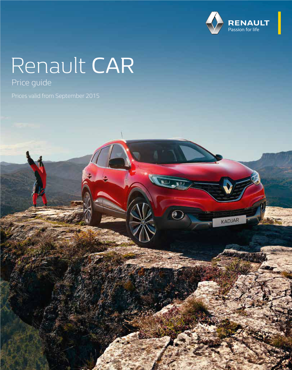 Renault CAR Price Guide Prices Valid from September 2015 Twingo Range Overview and Pricing