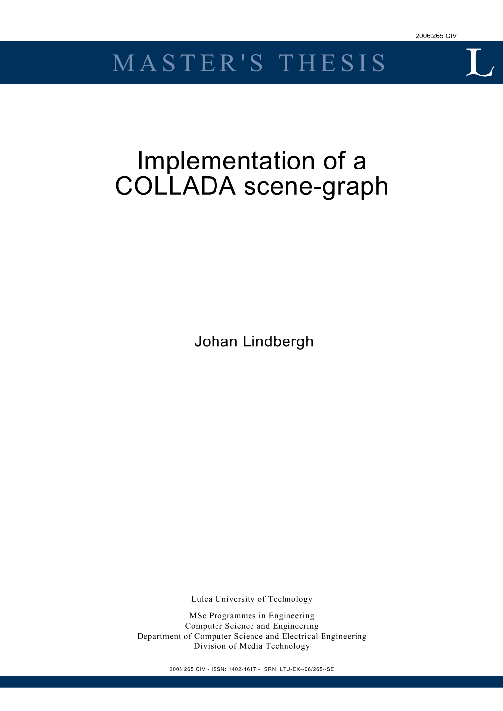 Implementation of a COLLADA Scene-Graph