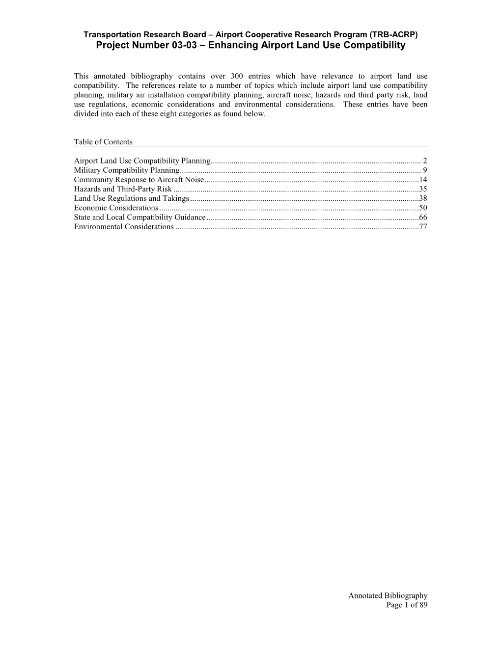 Enhancing Airport Land Use Compatibility