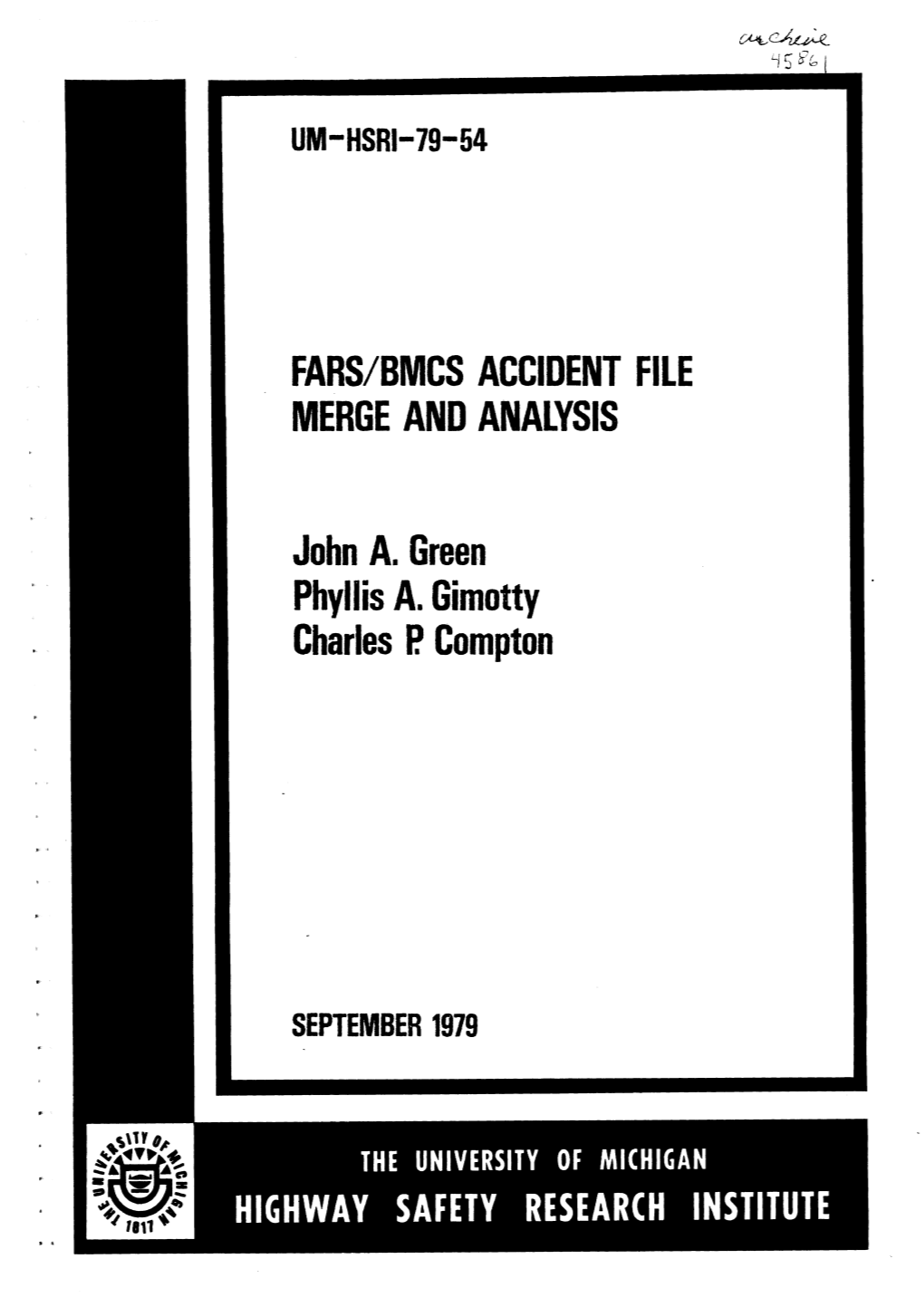 Fars/Bmcs Accident File Merge and Analysis