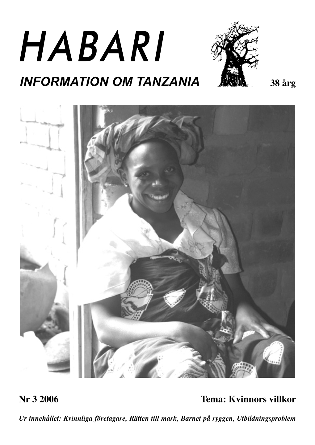 INFORMATION OM TANZANIA 38 Årg