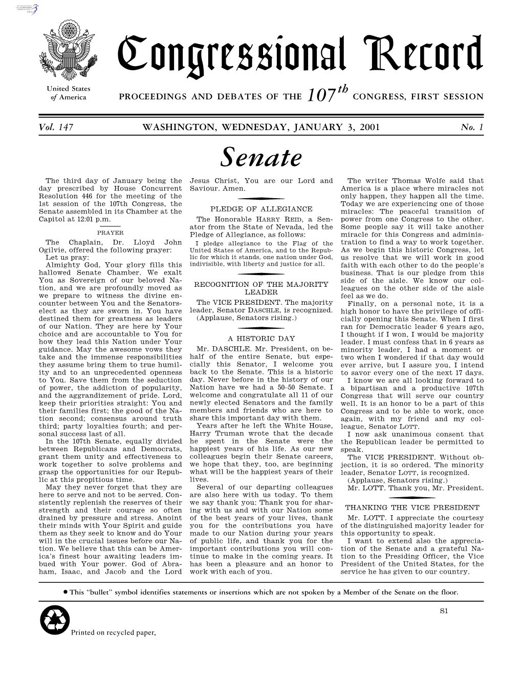 Senate Section