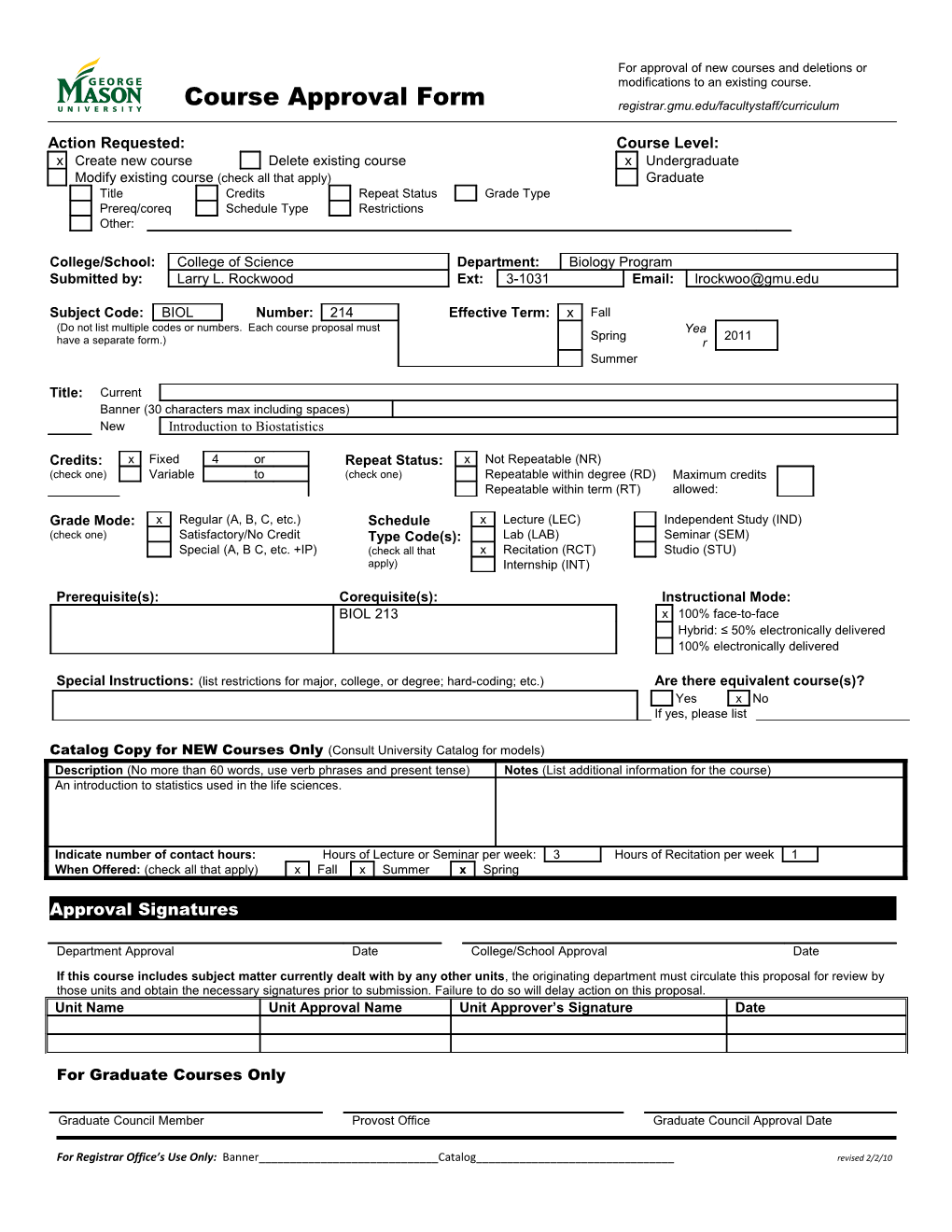 Course Approval Form s2