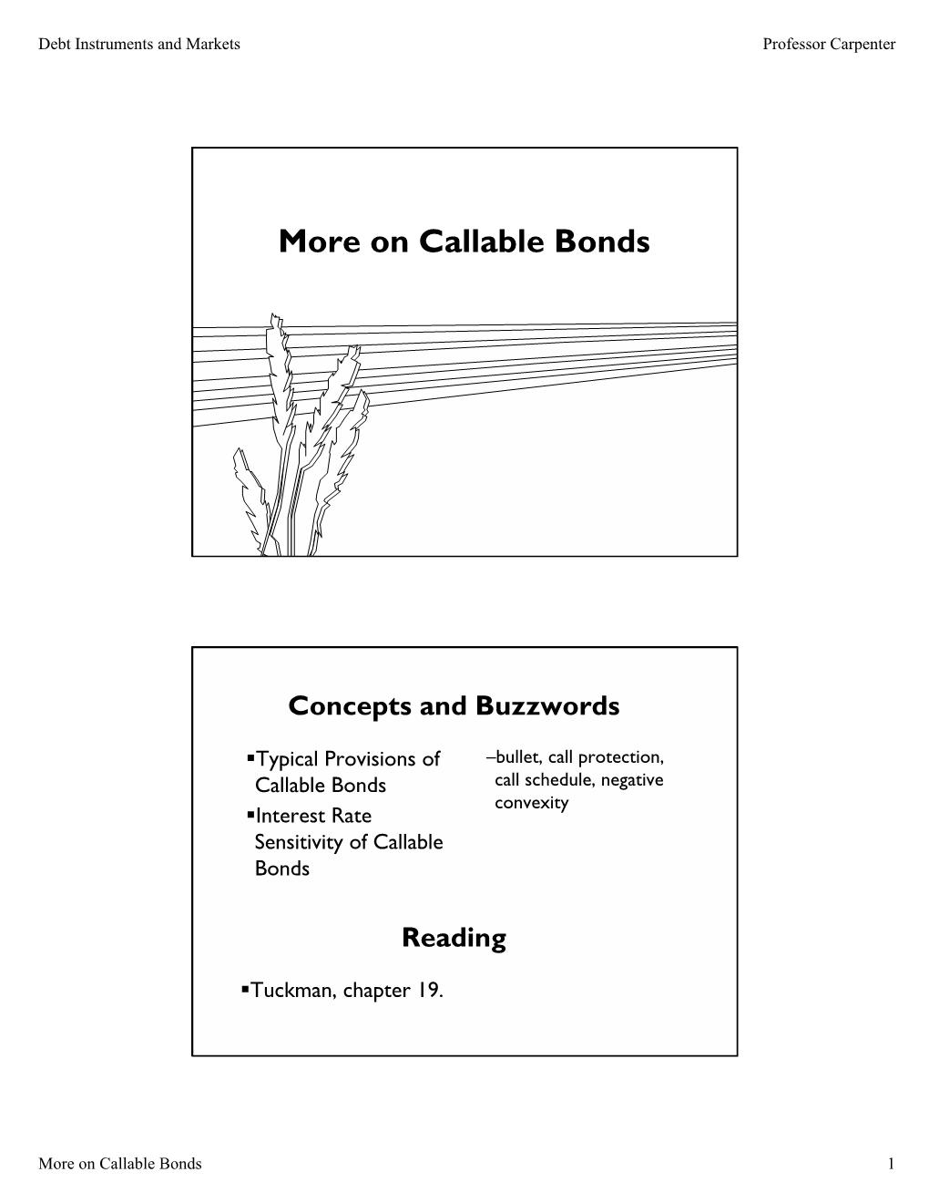 On Callable Bonds