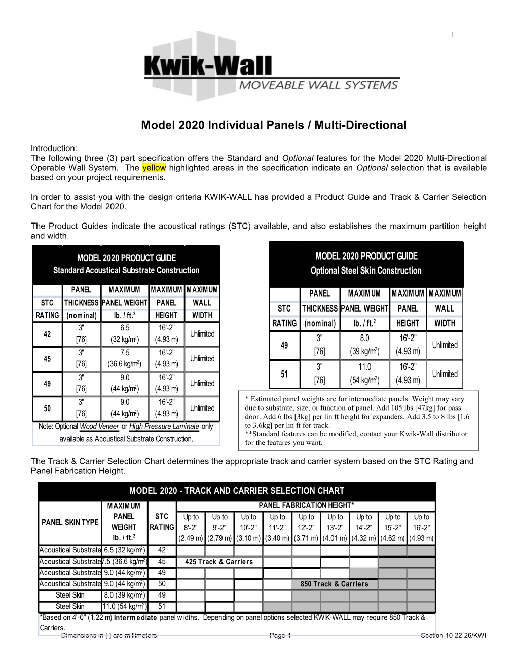 Part 1 General Specifications s2