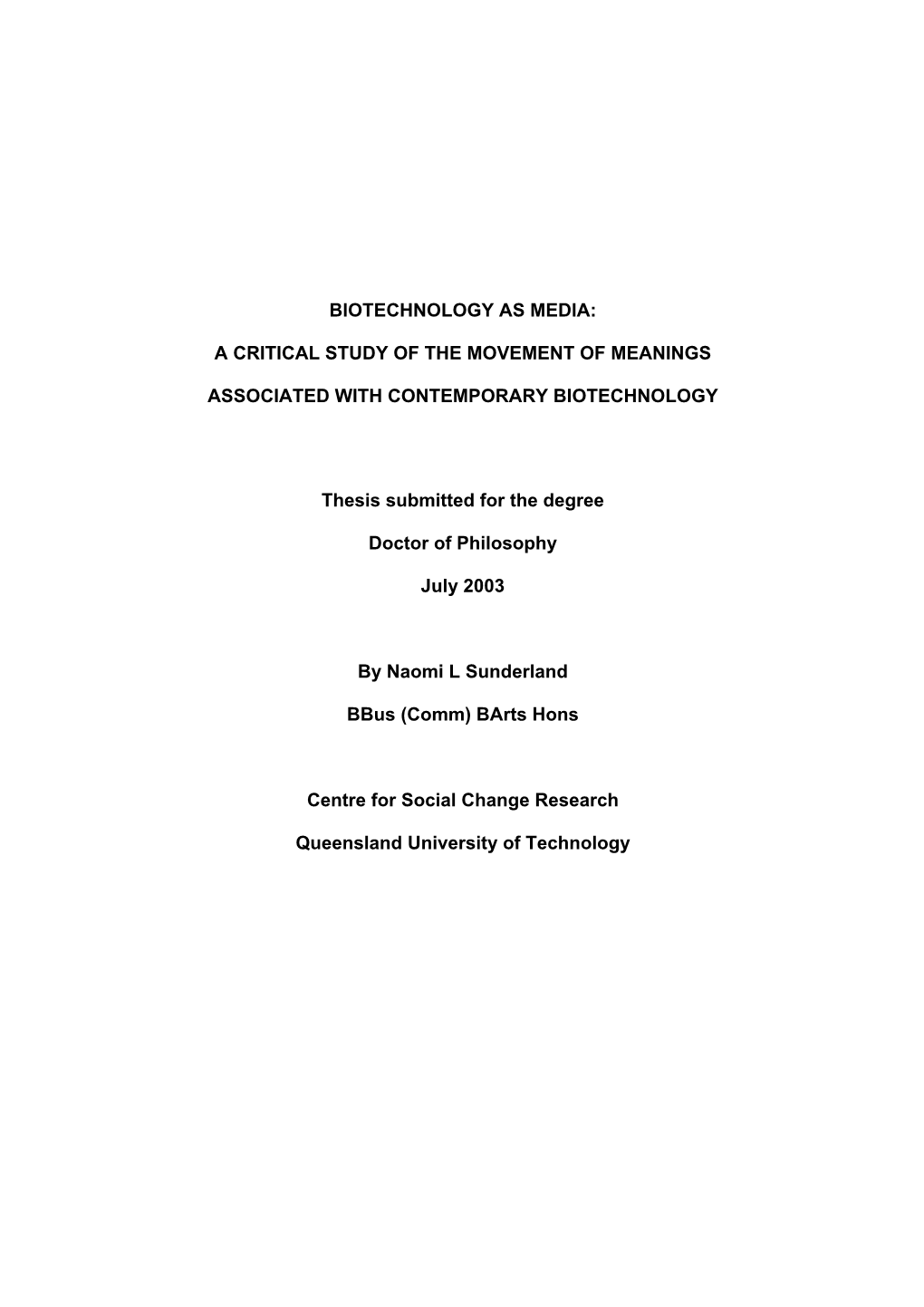 Naomi Sunderland Thesis (PDF 1MB)