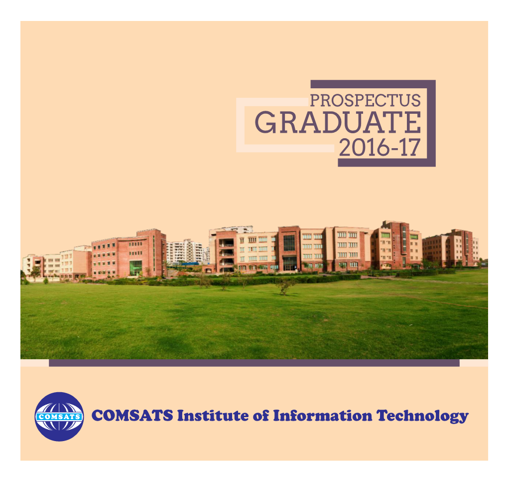 Graduate Prospectus 2016-2017