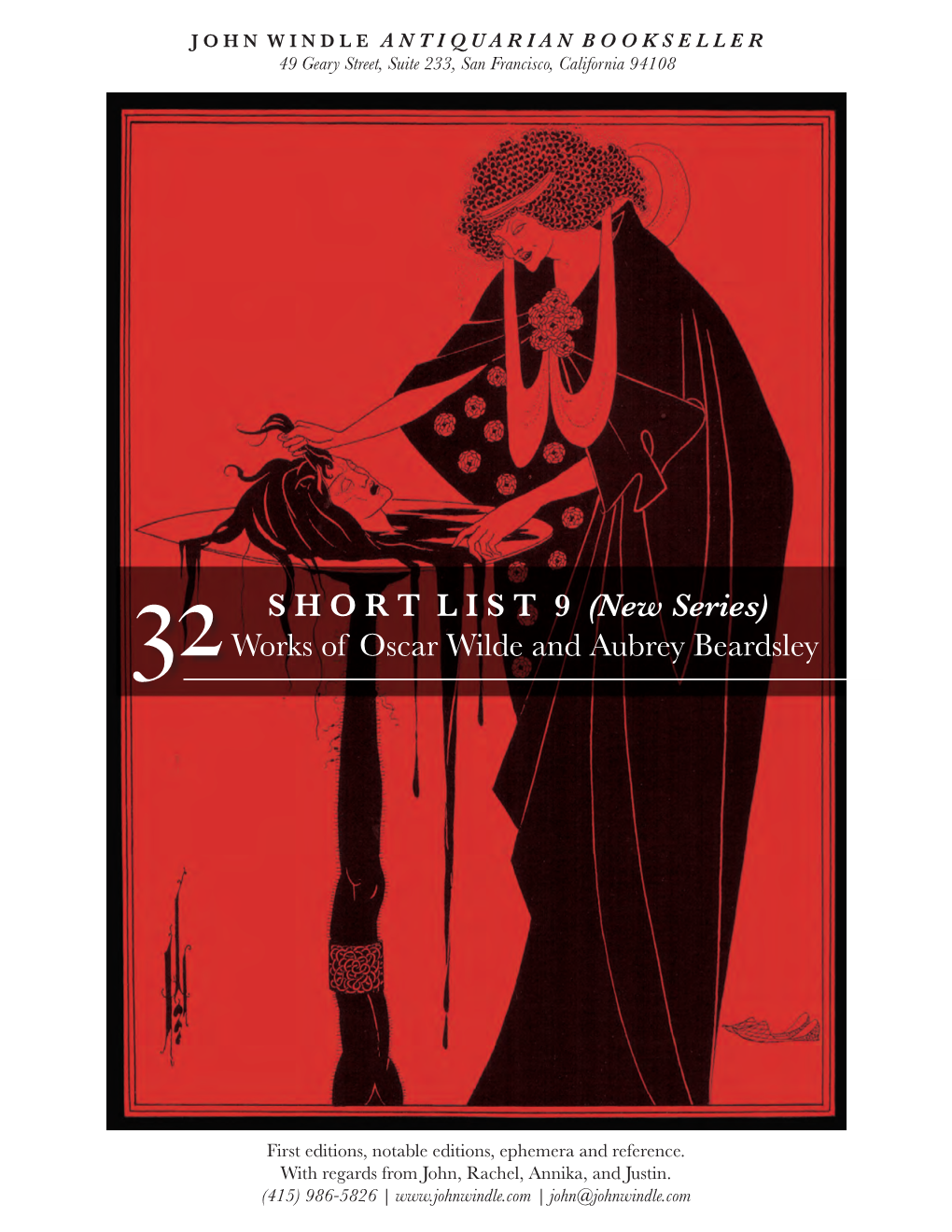 32Works of Oscar Wilde and Aubrey Beardsley