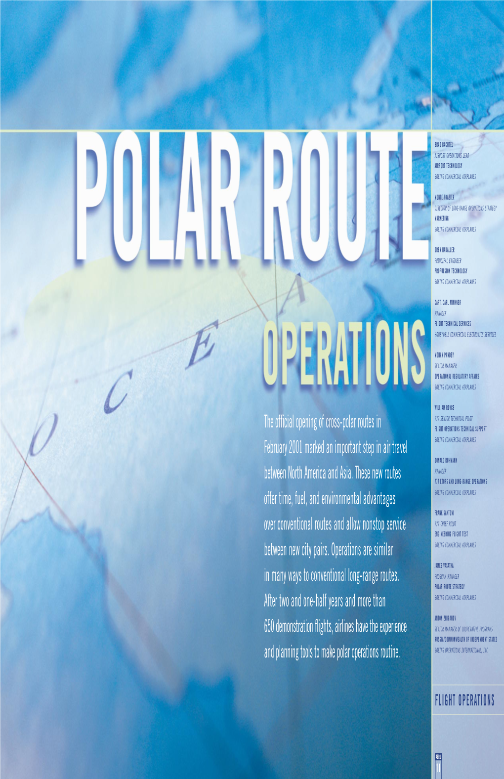 Polar Routes