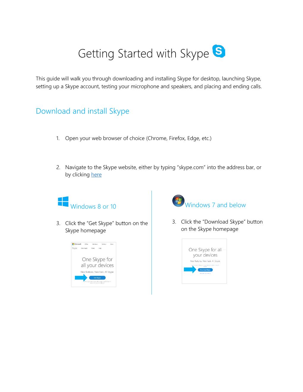 Getting Started with Skype