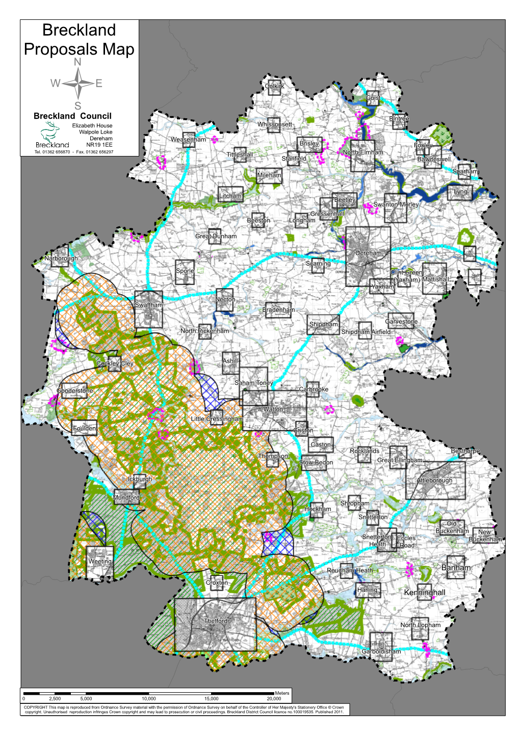 Breckland Proposals Map