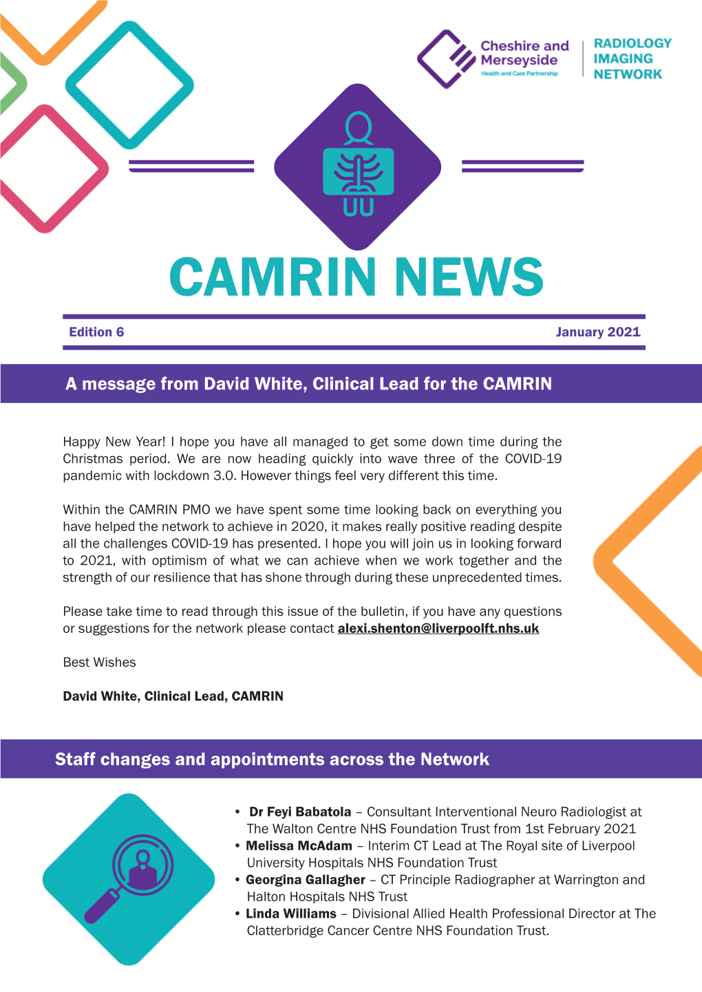 CAMRIN NEWS Edition 6 January 2021