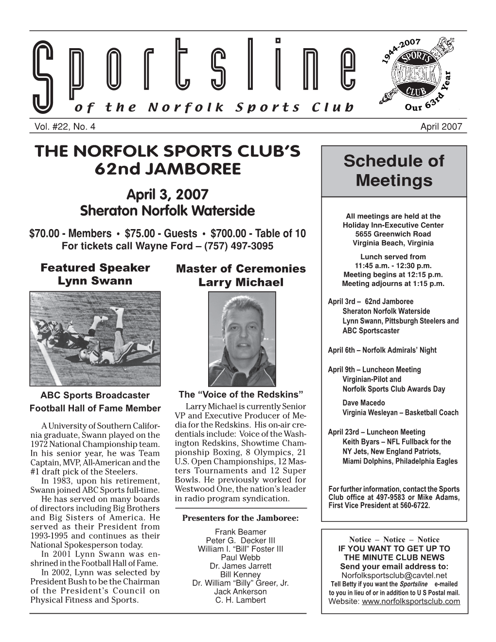 Sportsline April 2007