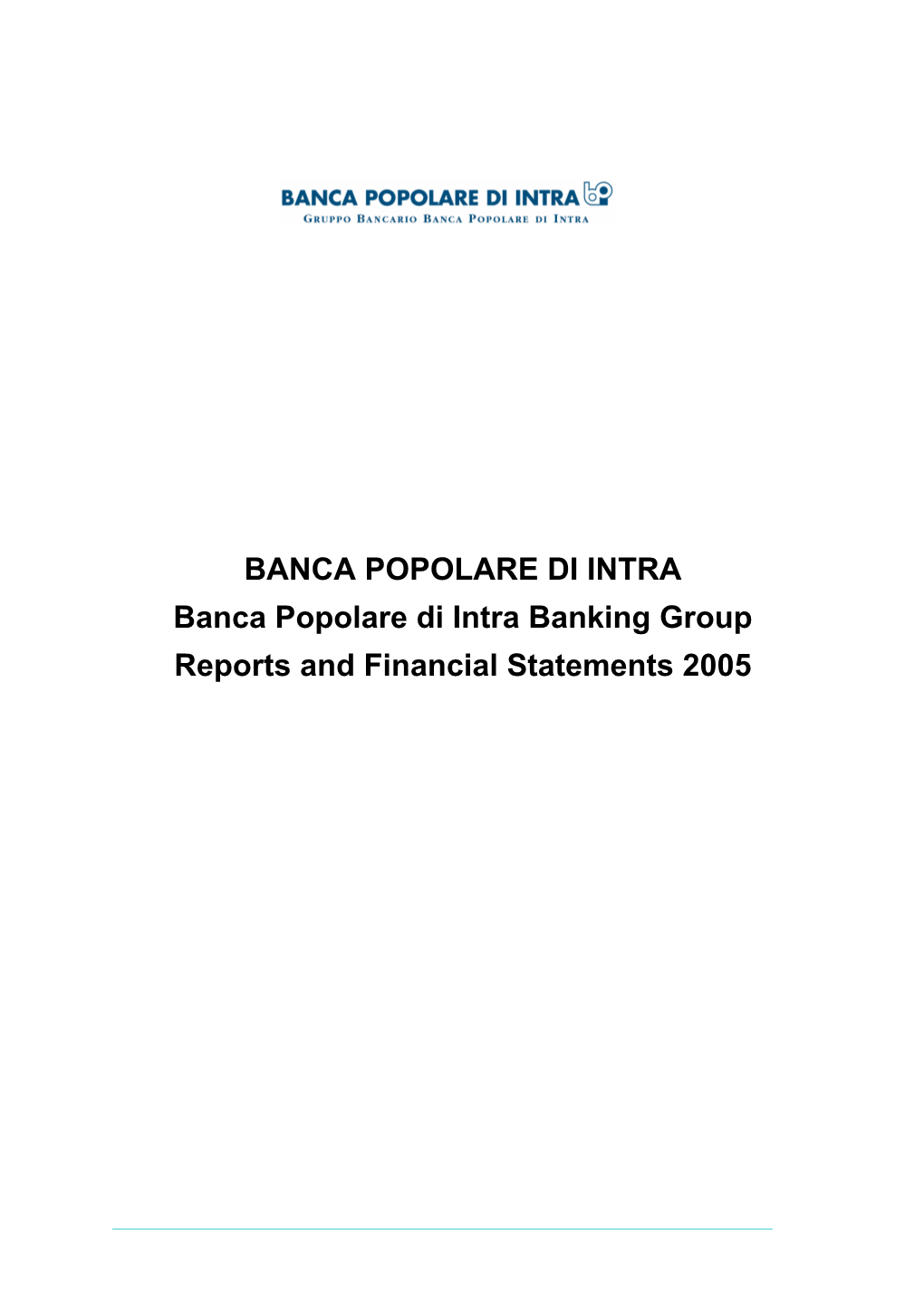 BANCA POPOLARE DI INTRA Ordinary and Extraordinary Shareholders’ Meeting