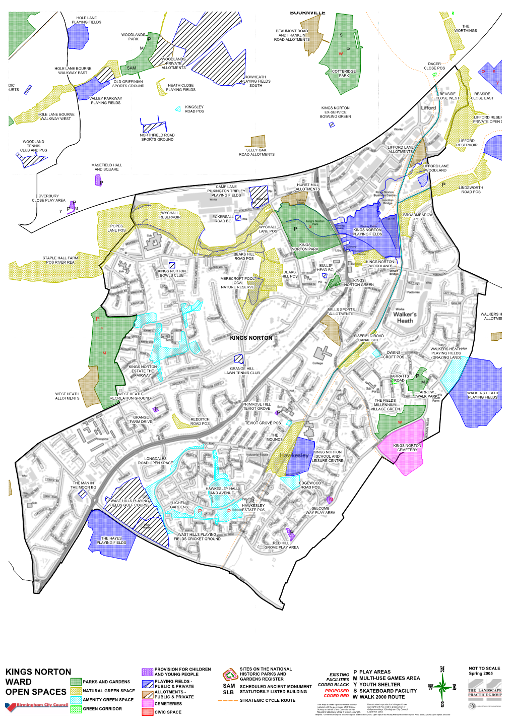 Kings Norton Ward Open Spaces