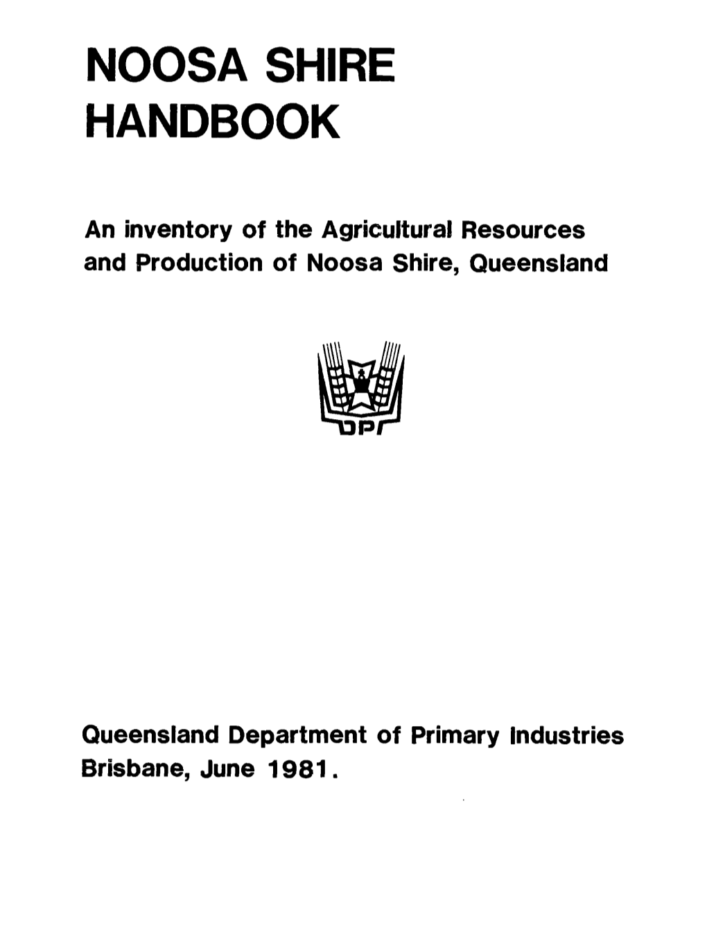 Noosa Shire Handbook