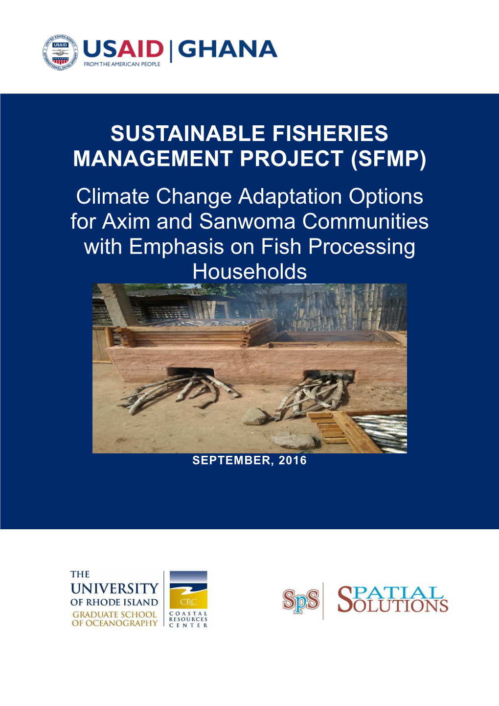 Climate Change Adaptation Options for Axim and Sanwoma Communities with Emphasis on Fish Processing Households