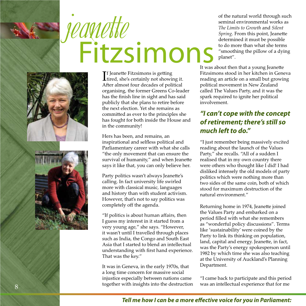 Jeanette Fitzsimons Is Getting Fitzsimons Stood in Her Kitchen in Geneva Itired, She’S Certainly Not Showing It