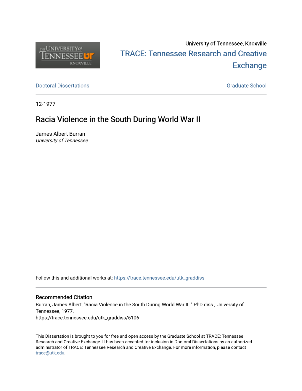 Racia Violence in the South During World War II