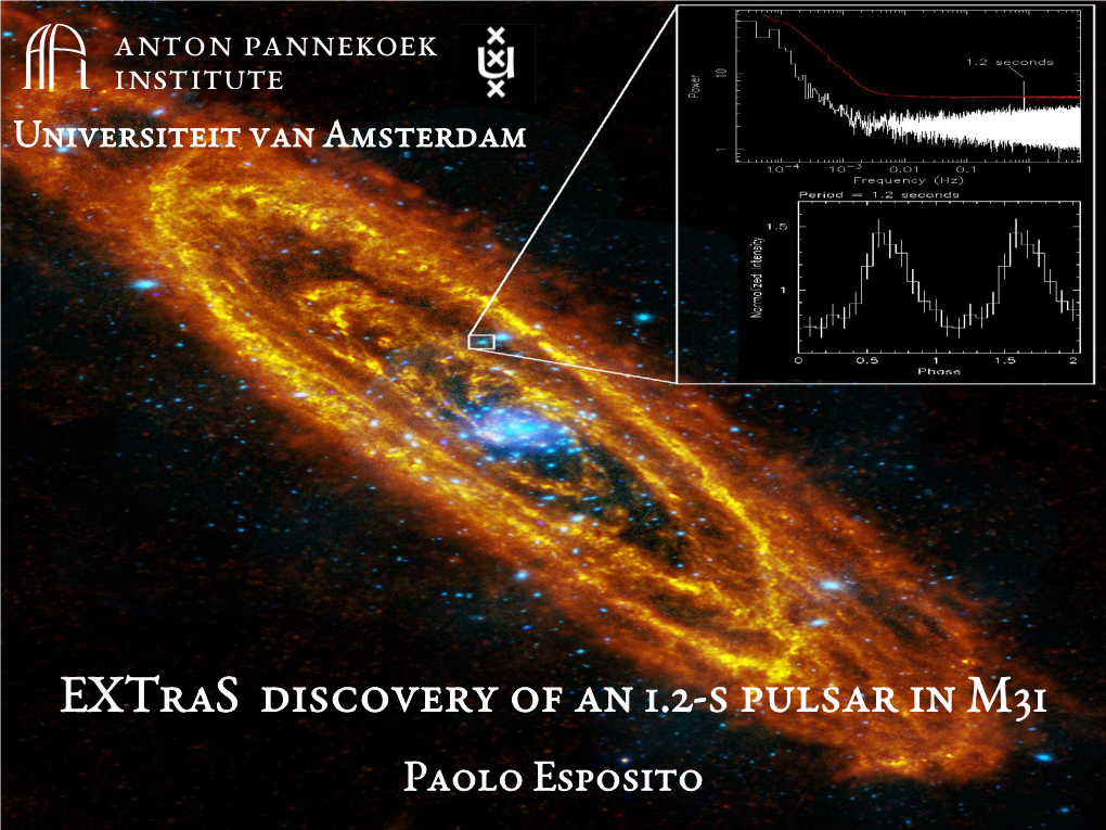 Extras Discovery of a 1.2-S X-Ray Pulsar In