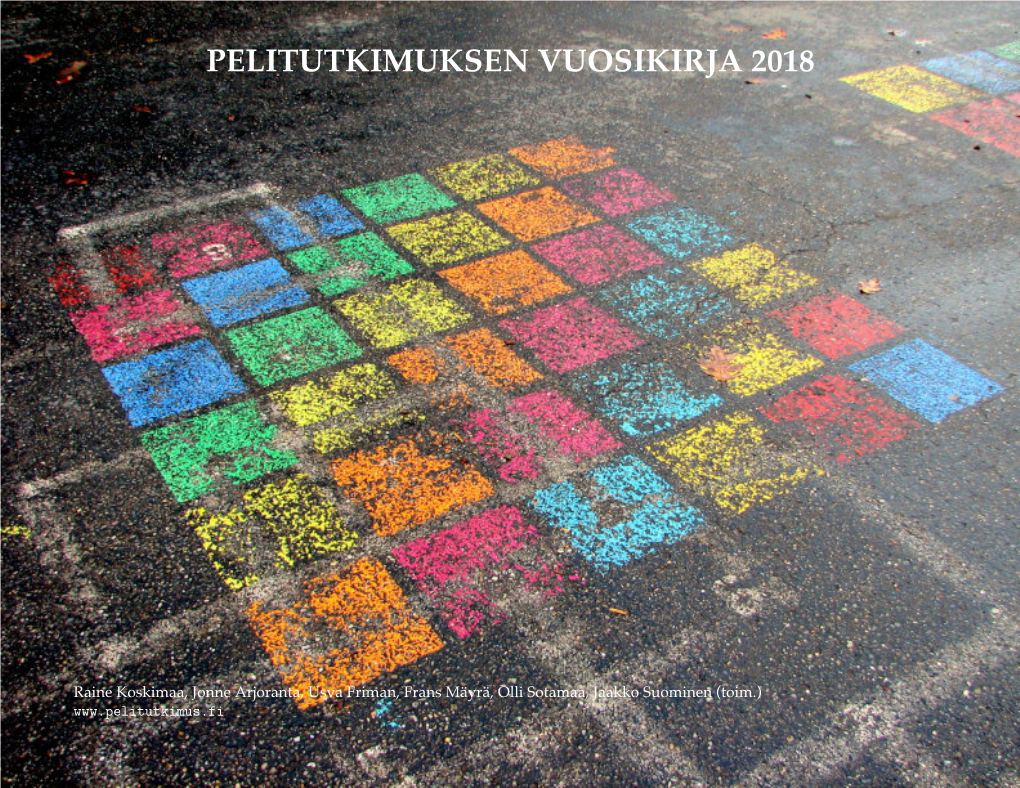 Pelitutkimuksen Vuosikirja 2018