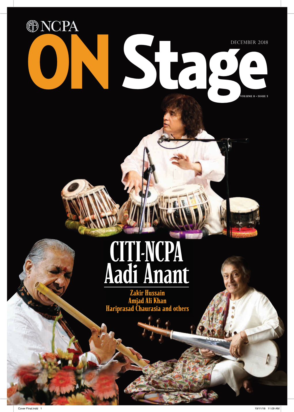 CITI-NCPA Aadi Anant Zakir Hussain Amjad Ali Khan Hariprasad Chaurasia and Others