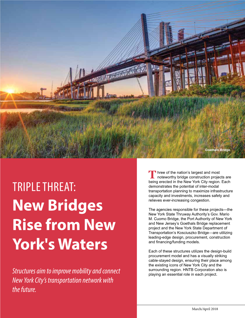 New Bridges Rise from New York's Waters
