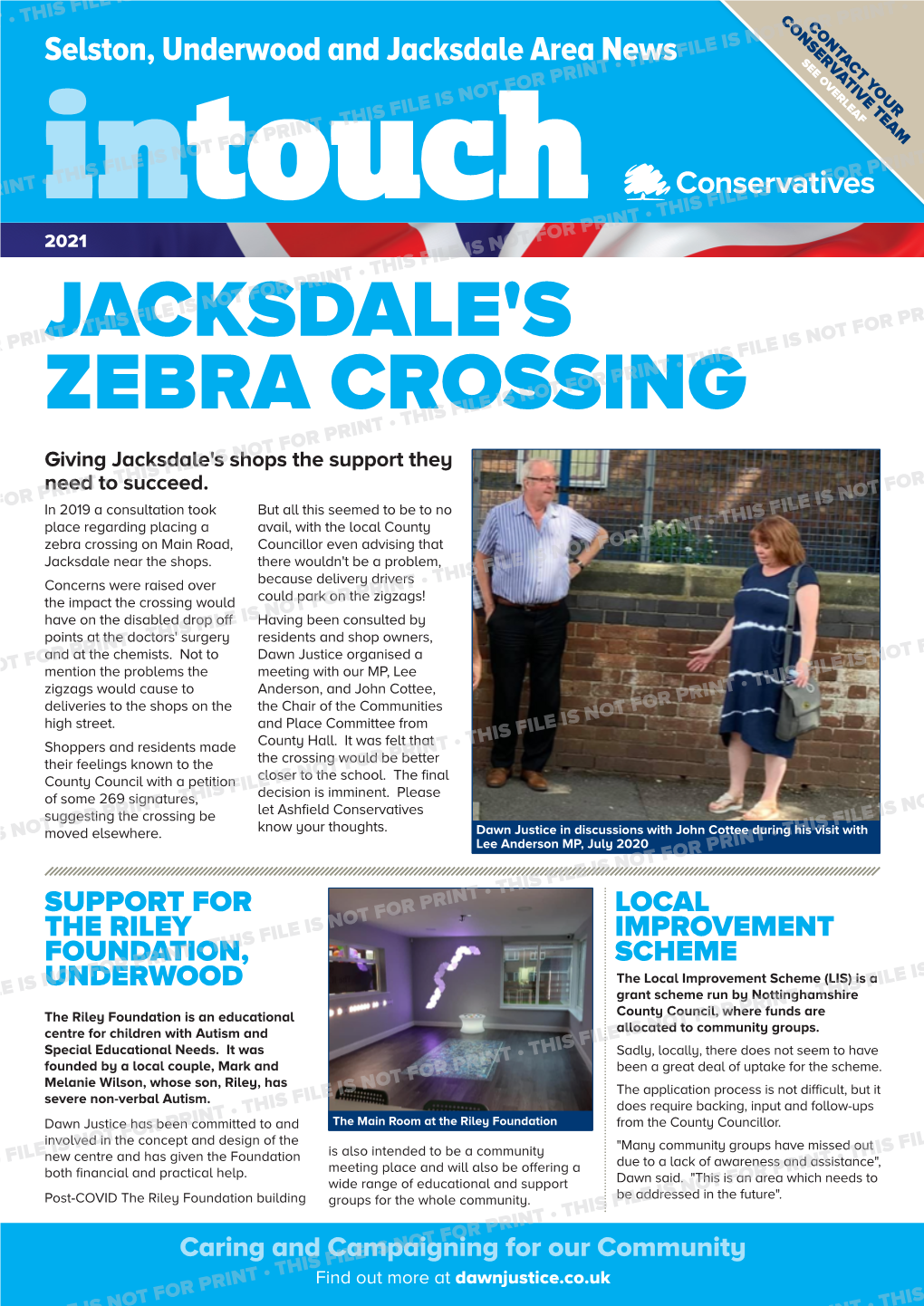 Jacksdale's Zebra Crossing