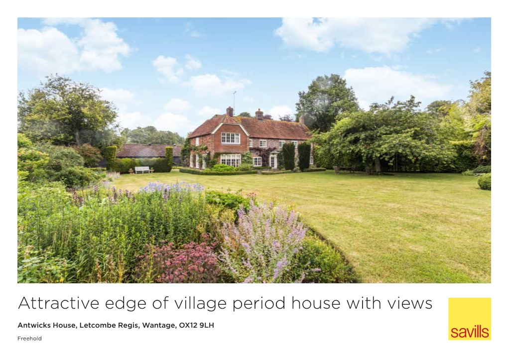 Attractive Edge of Village Period House with Views