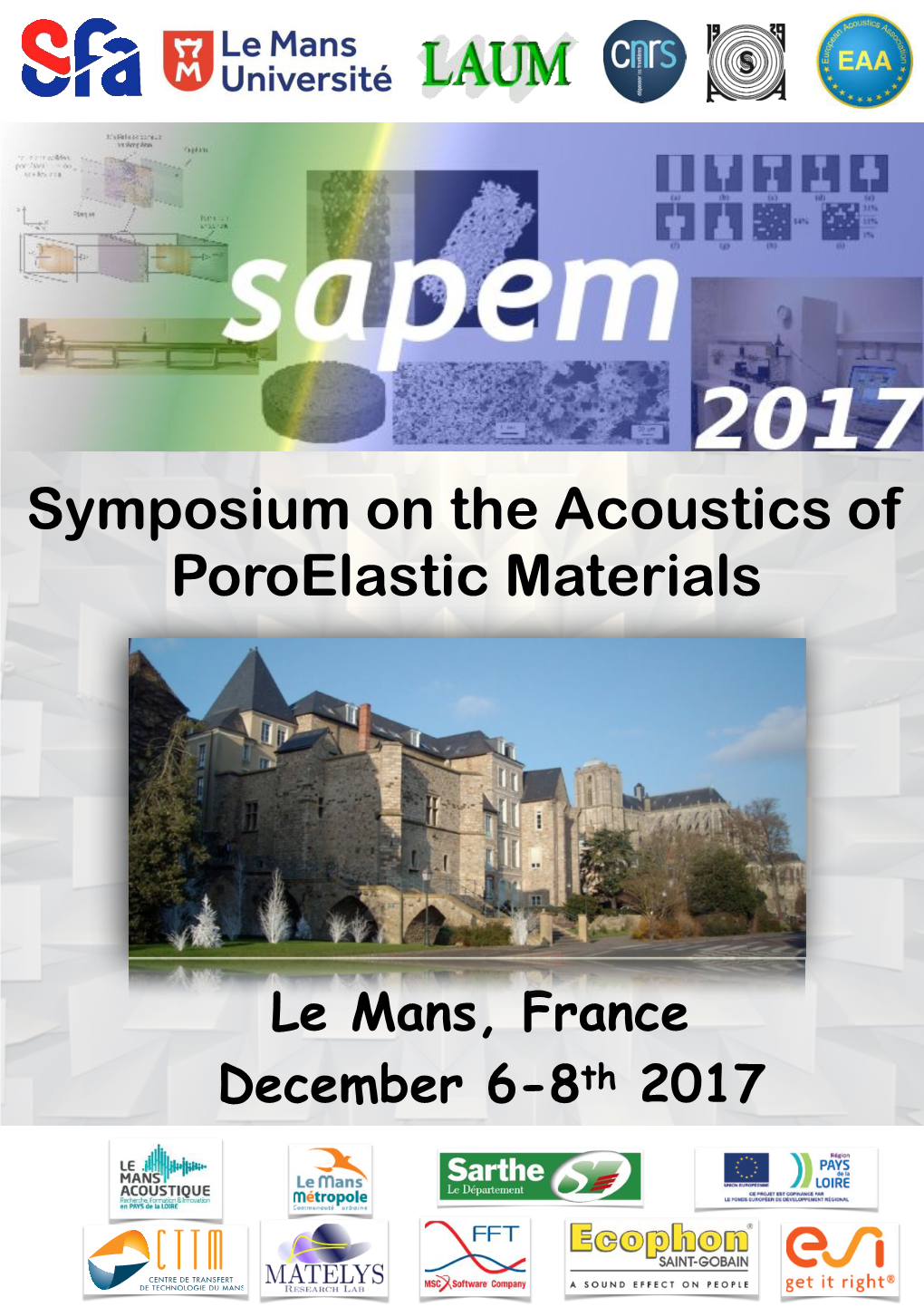 Symposium on the Acoustics of Poroelastic Materials