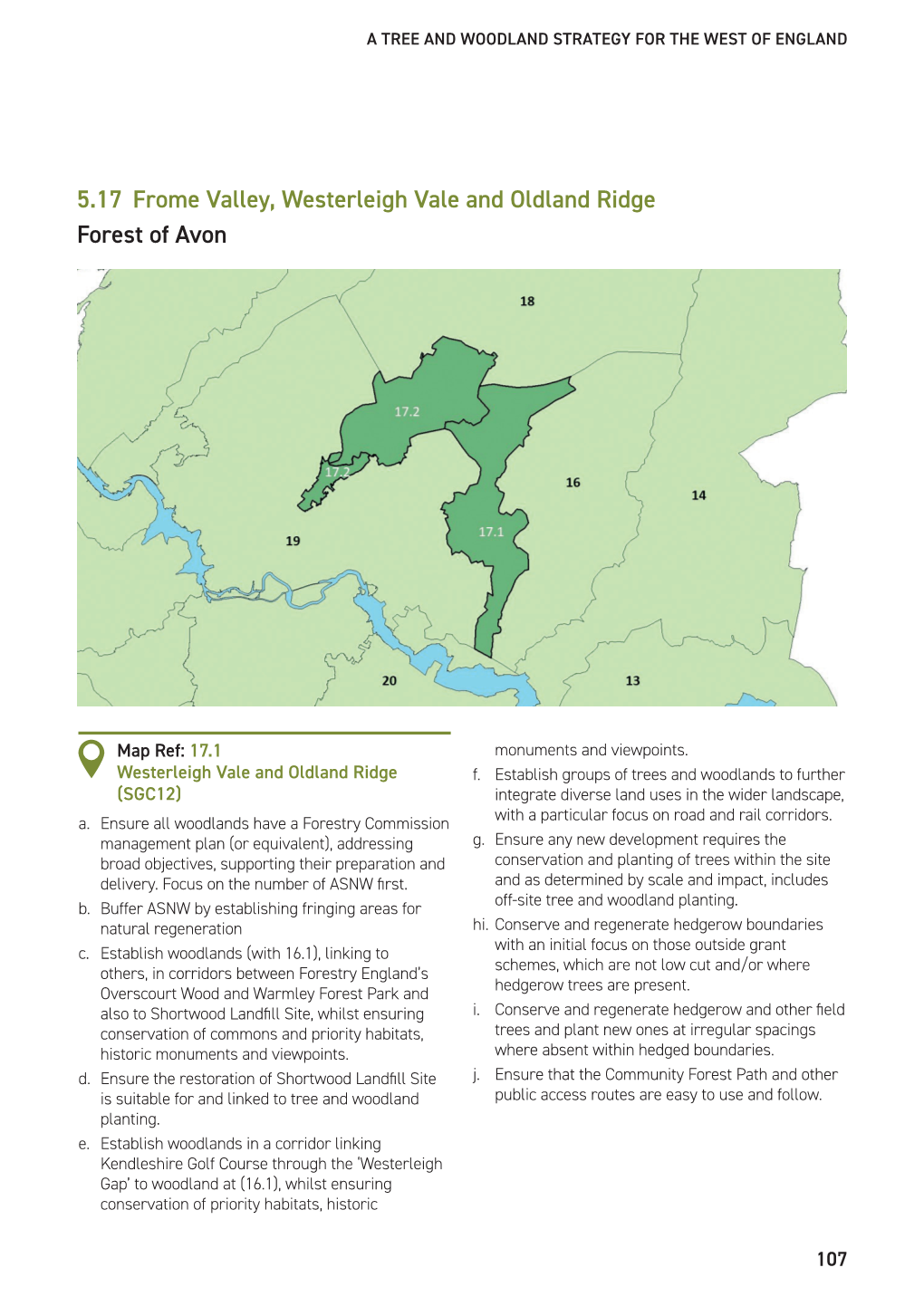 5.17 Frome Valley, Westerleigh Vale and Oldland Ridge Forest of Avon