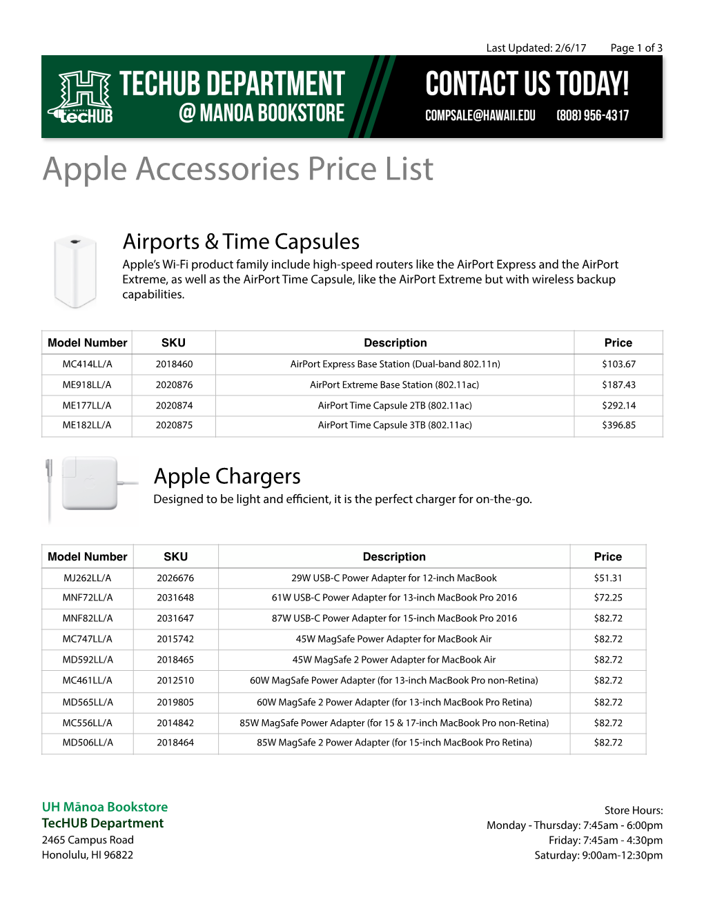 Apple Accessories Price List