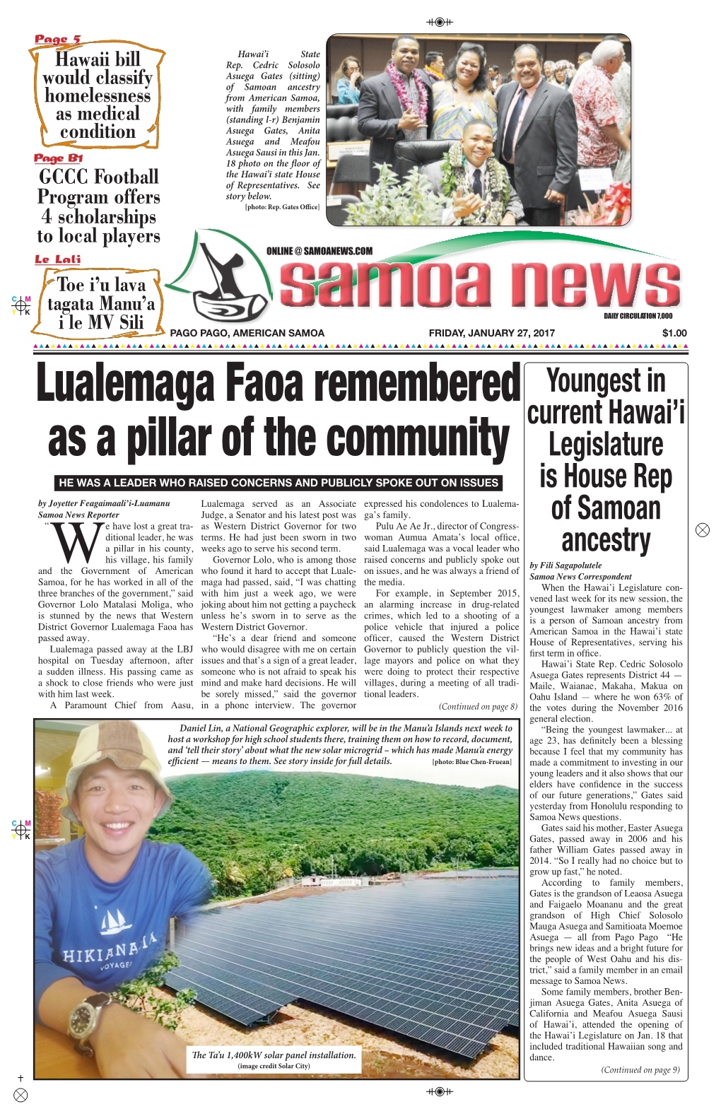 Lualemaga Faoa Remembered As a Pillar of the Community