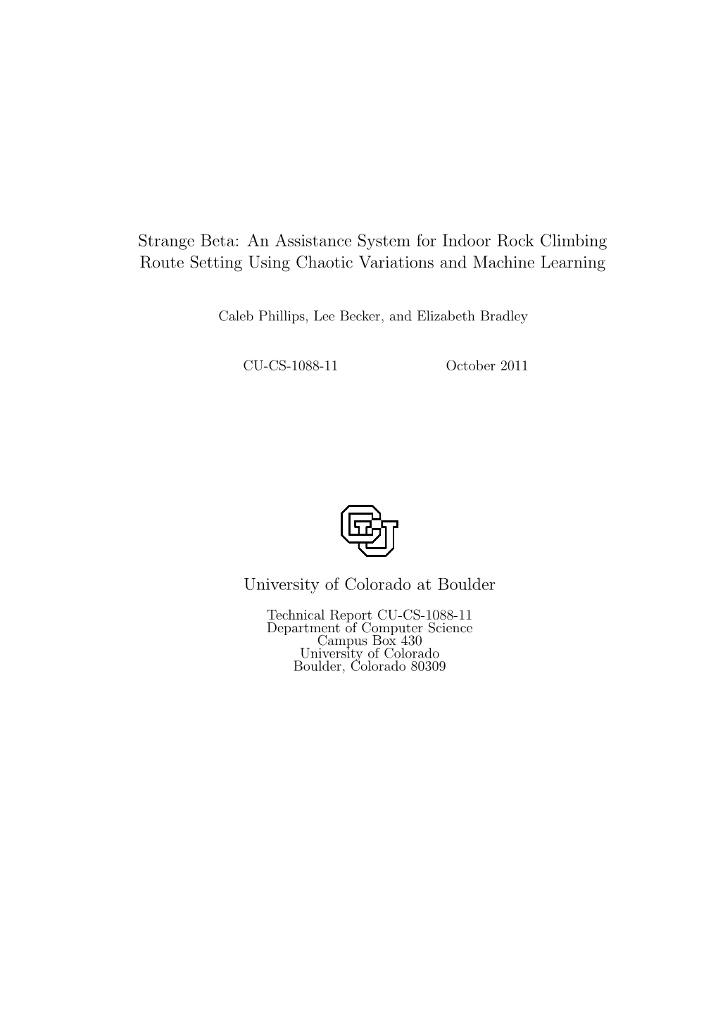 Strange Beta: an Assistance System for Indoor Rock Climbing Route Setting Using Chaotic Variations and Machine Learning