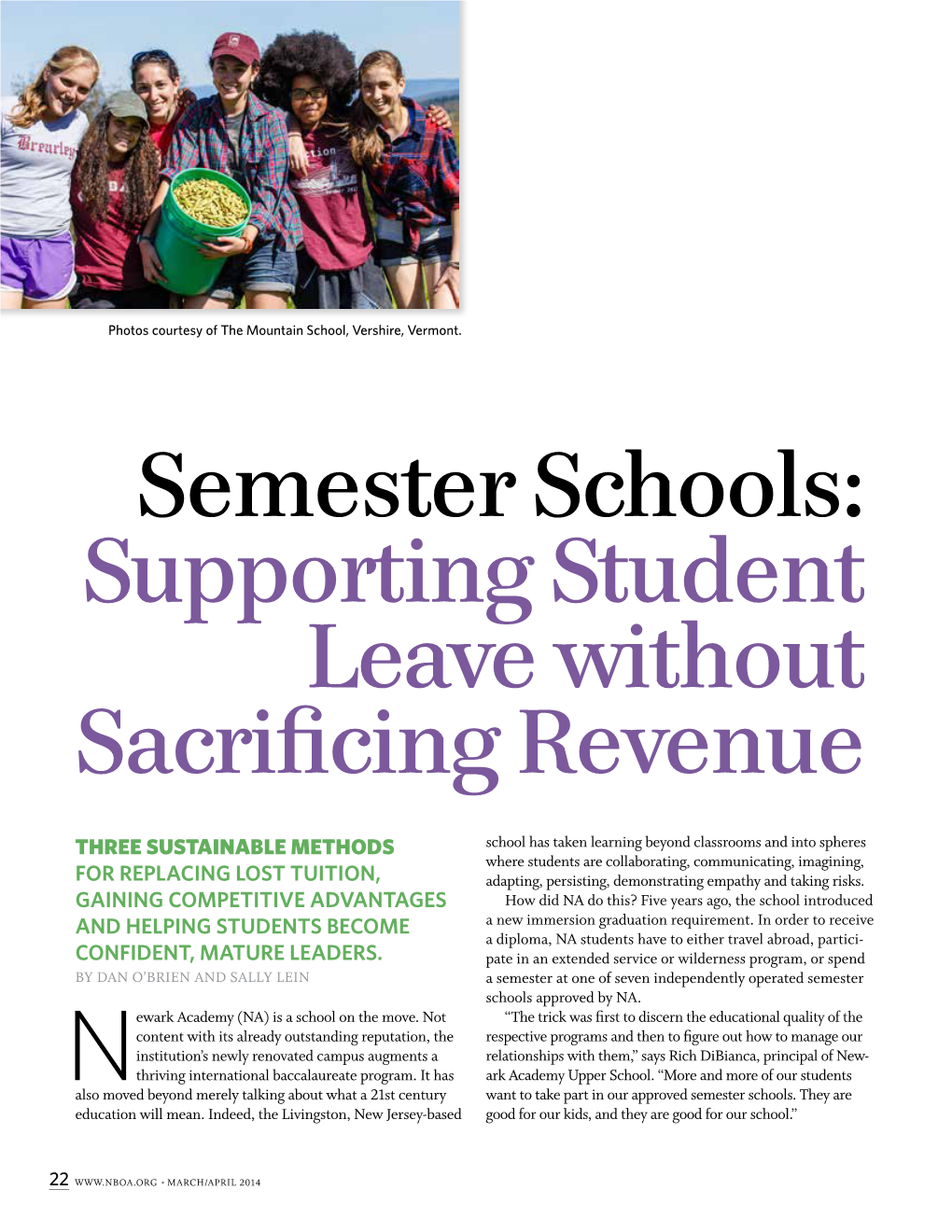 Semester Schools: Supporting Student Leave Without Sacriﬁcing Revenue