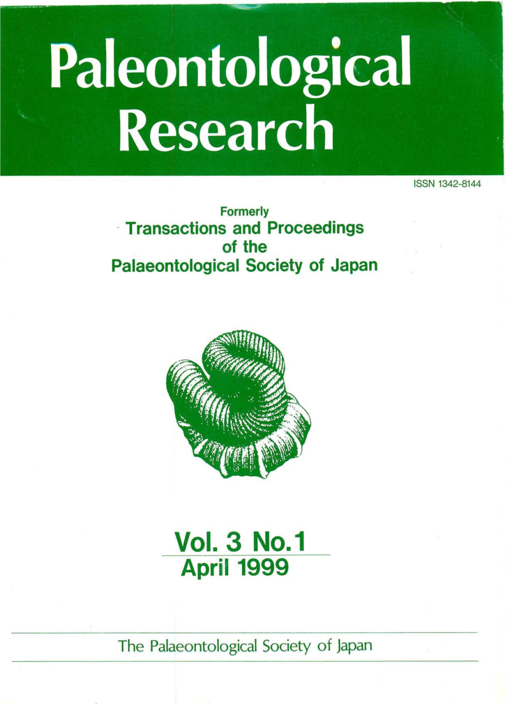 Vol. 3 No.1 April 1999