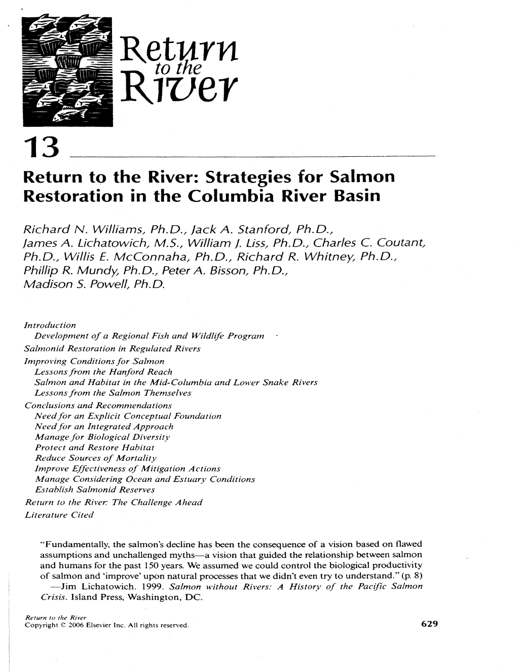 Strategies for Salmon Restoration in the Columbia River Basin