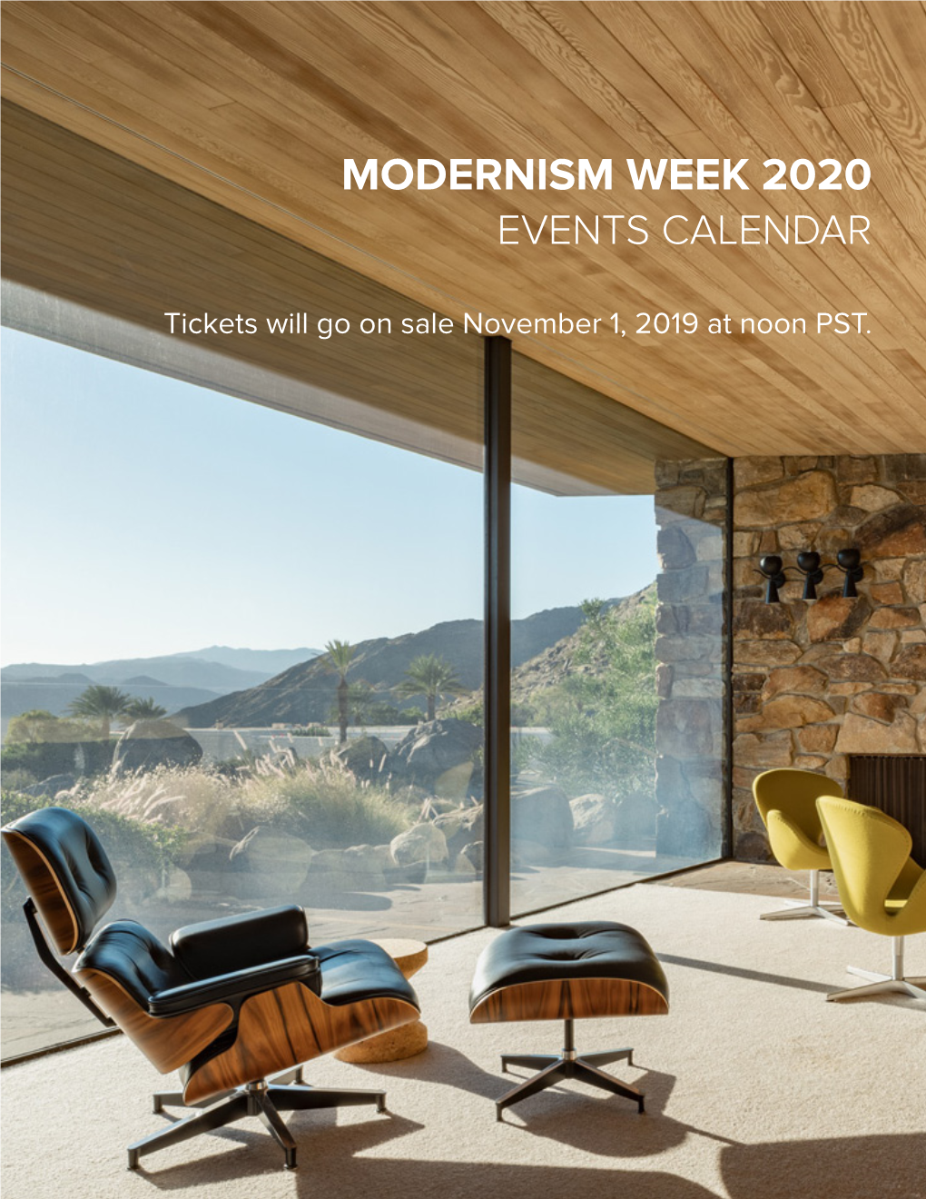 Modernism Week 2020 Events Calendar