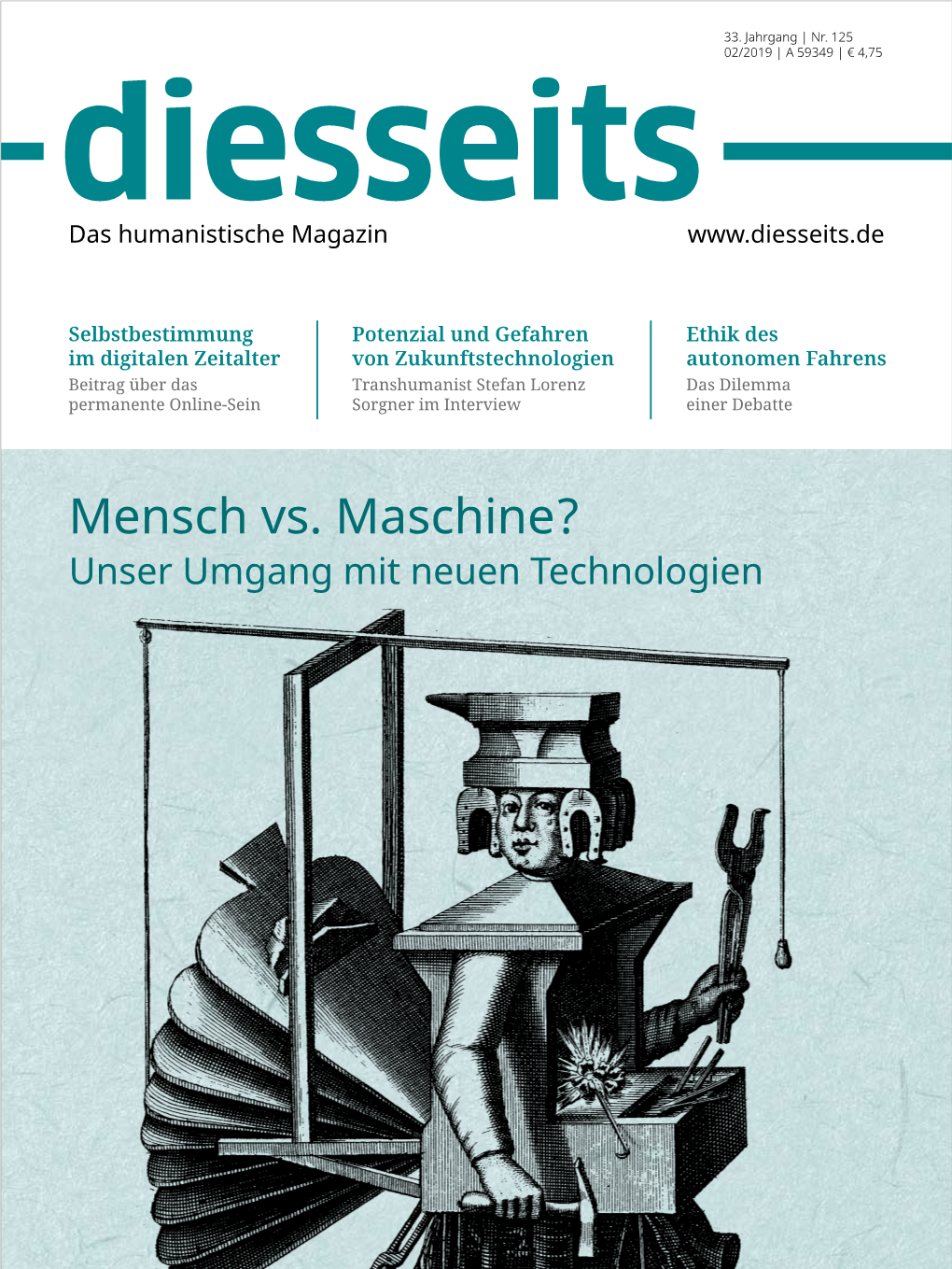 Mensch Vs. Maschine? Unser Umgang Mit Neuen Technologien Inhalt Editorial Schwerpunktthemen