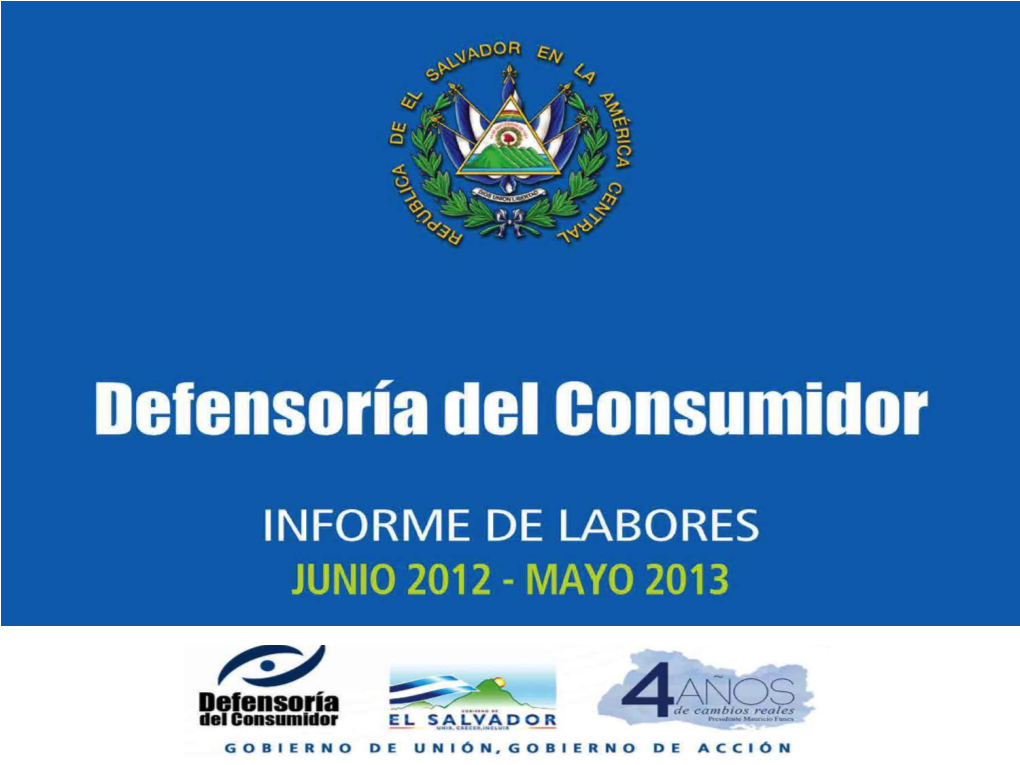 Presentación De Rendición De Cuentas En San Salvador 2012-2013