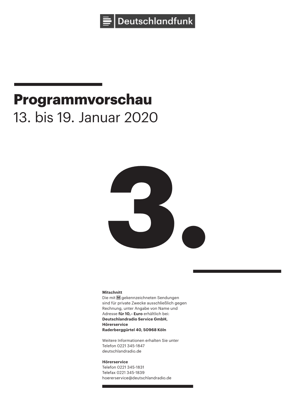 Programmvorschau 13