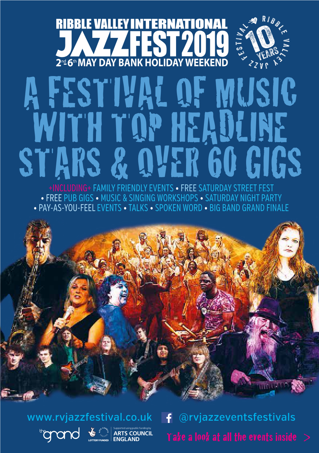 A Festival of Music with Top Headline Stars & Over 60 Gigs
