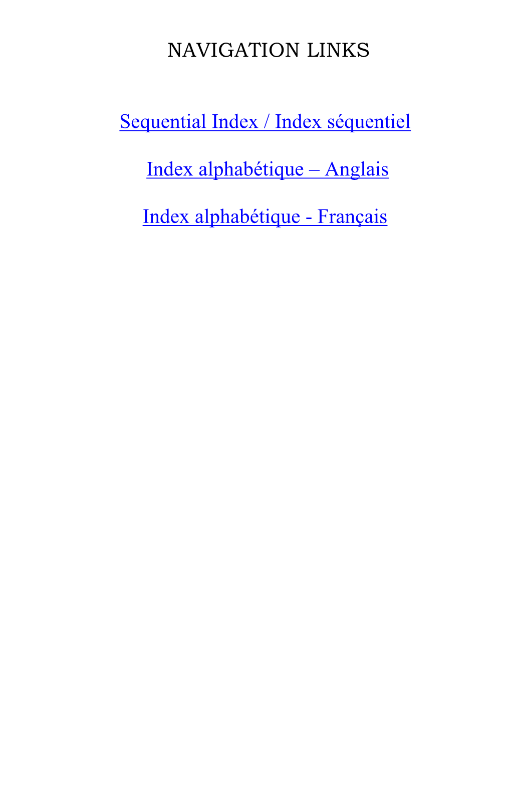 Anglais Index Alphabétique