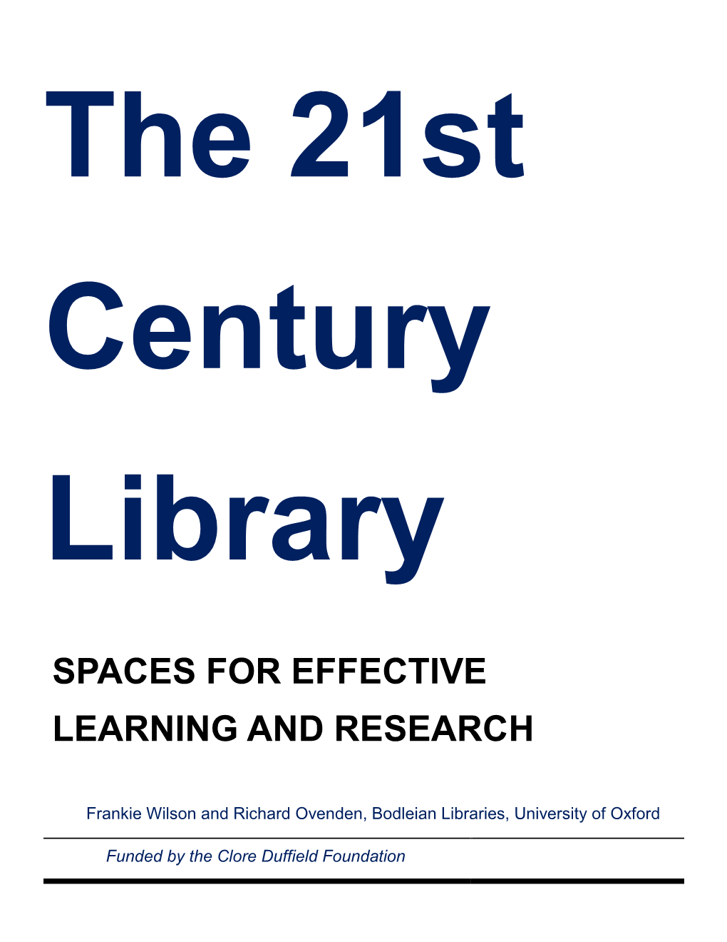 The 21St Century Library