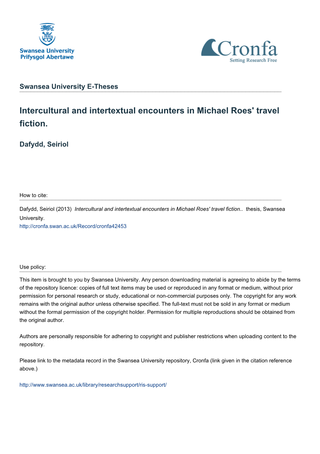 Intercultural and Intertextual Encounters in Michael Roes' Travel Fiction