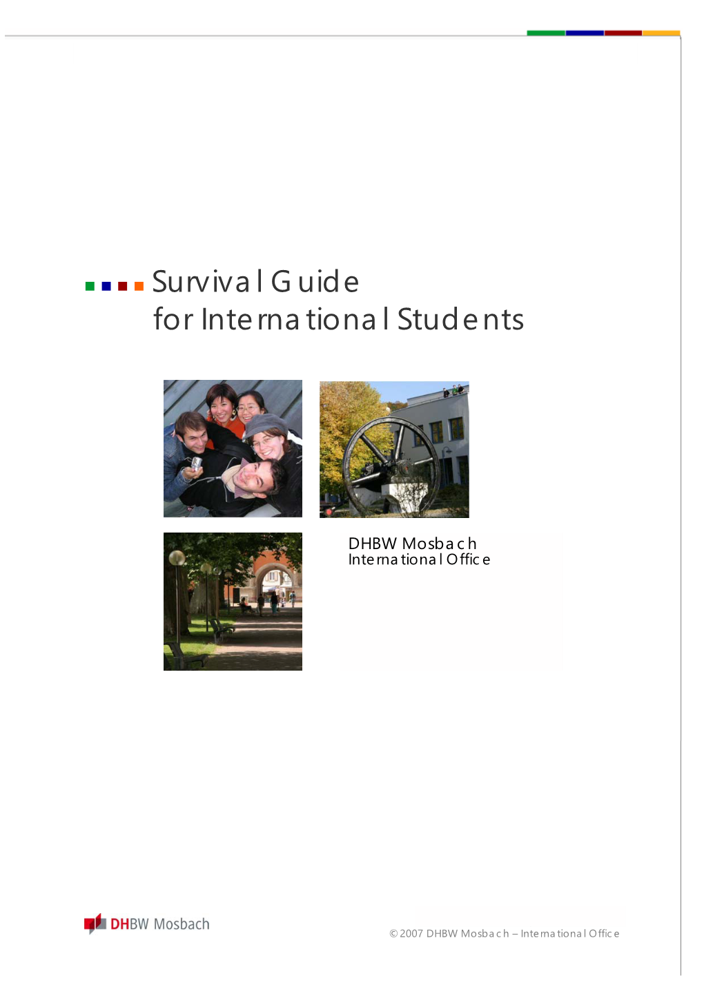 Mosbach Survival Guide—Section One