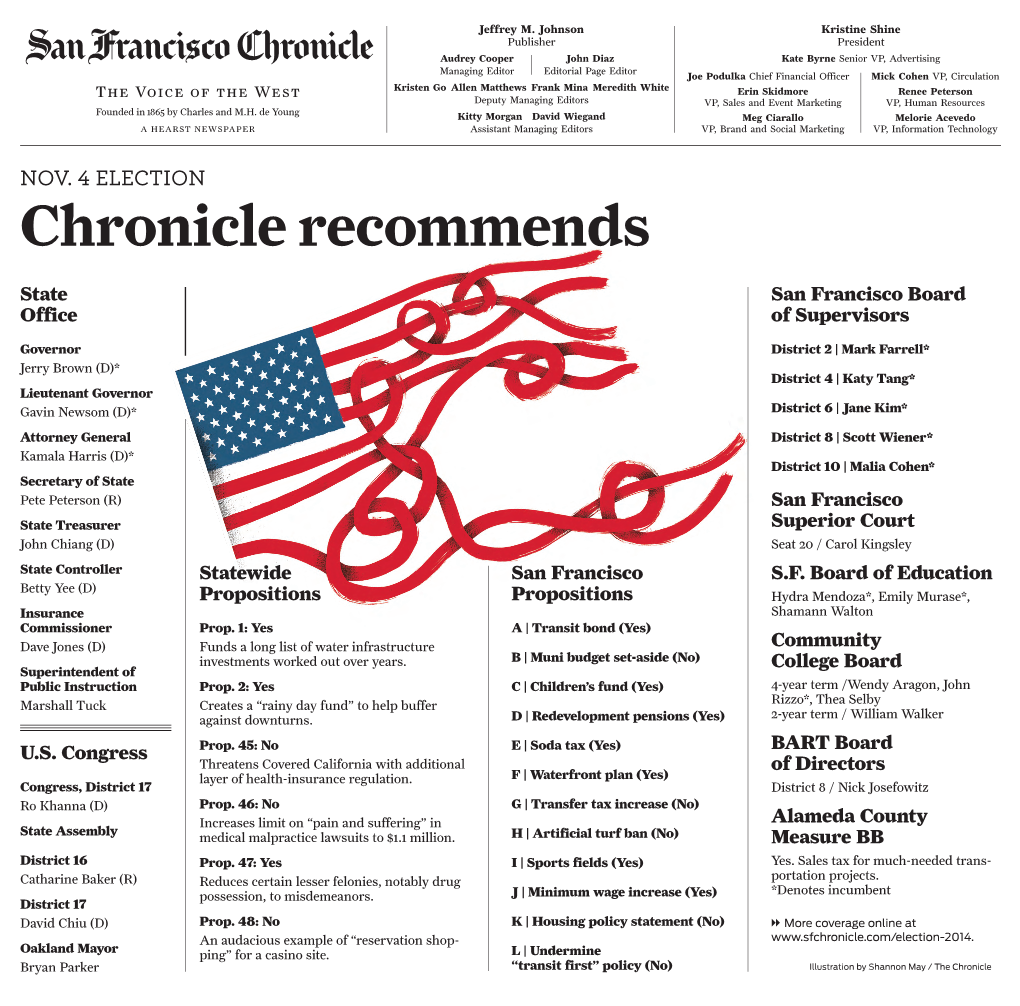 Chronicle Recommends