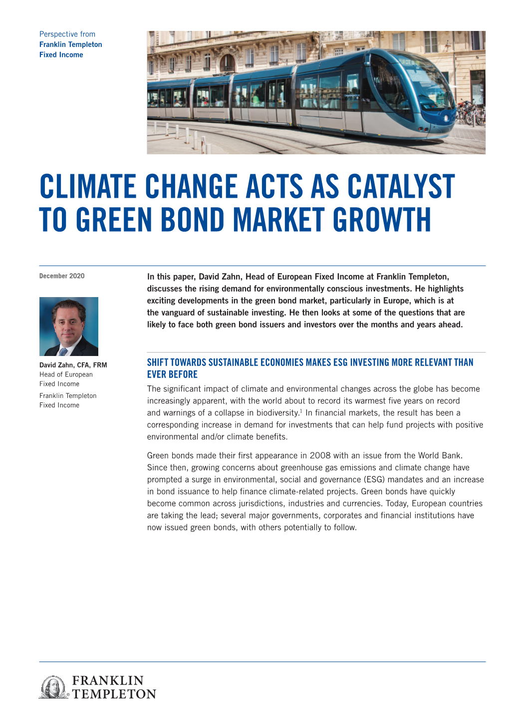 Climate Change Acts As Catalyst to Green Bond Market Growth